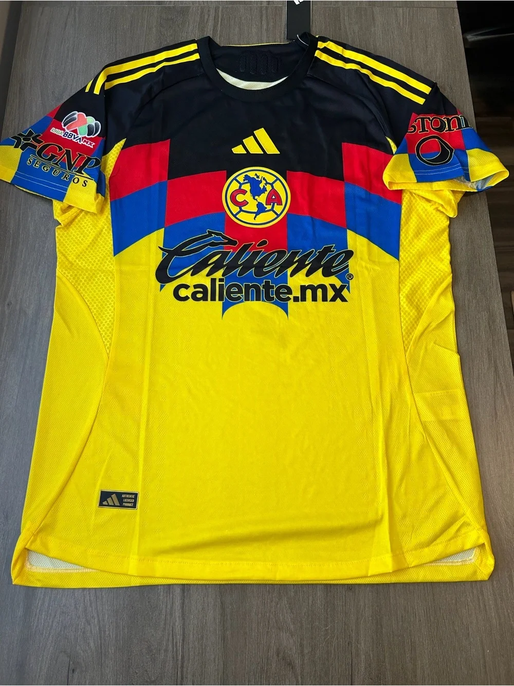 adidas Yellow & Black B. Rodríguez #7 Soccer Jersey